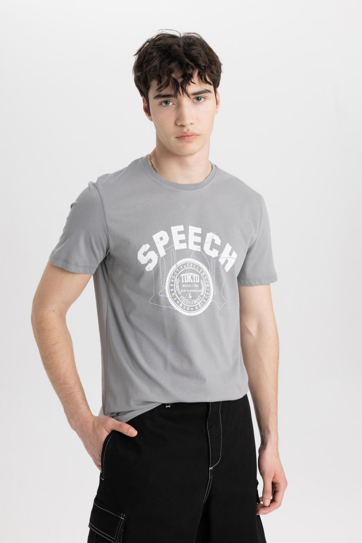 تی شرت مردانه دفاکتو | B8477AX24SM Defacto - Image 4