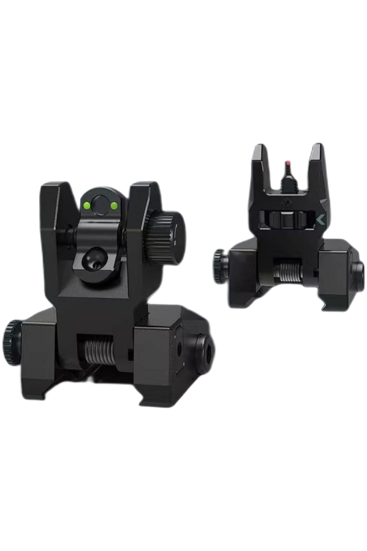 V2 Fiber Optic Iron Sights, Green Red Fiber Optic Punctuation
