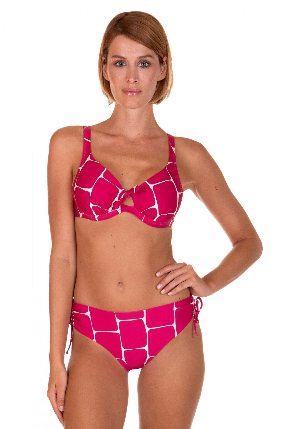 Lisca Jersey Sponge-Free Wrap  Bikini Top