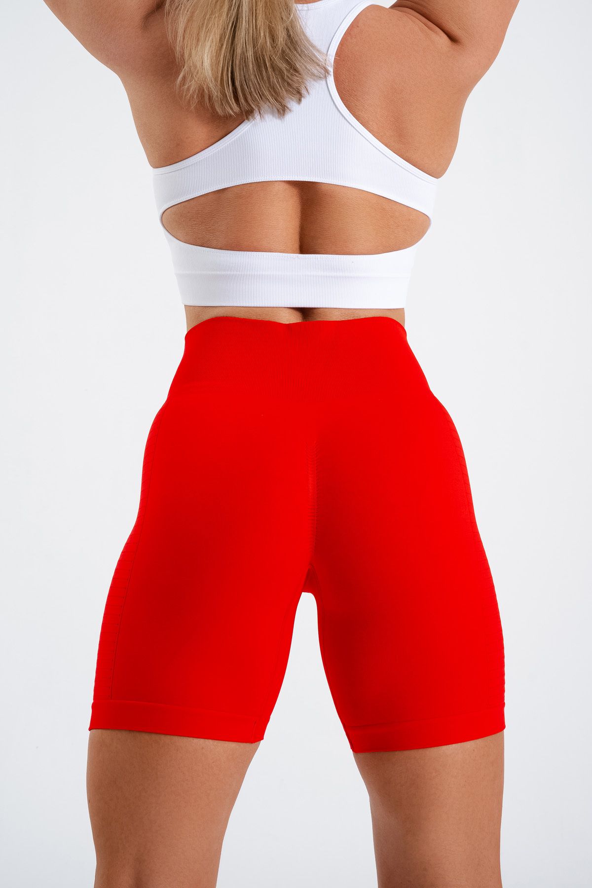 GYMXPRO-Super Flexible Straight Shorts with Push-up Detail 5