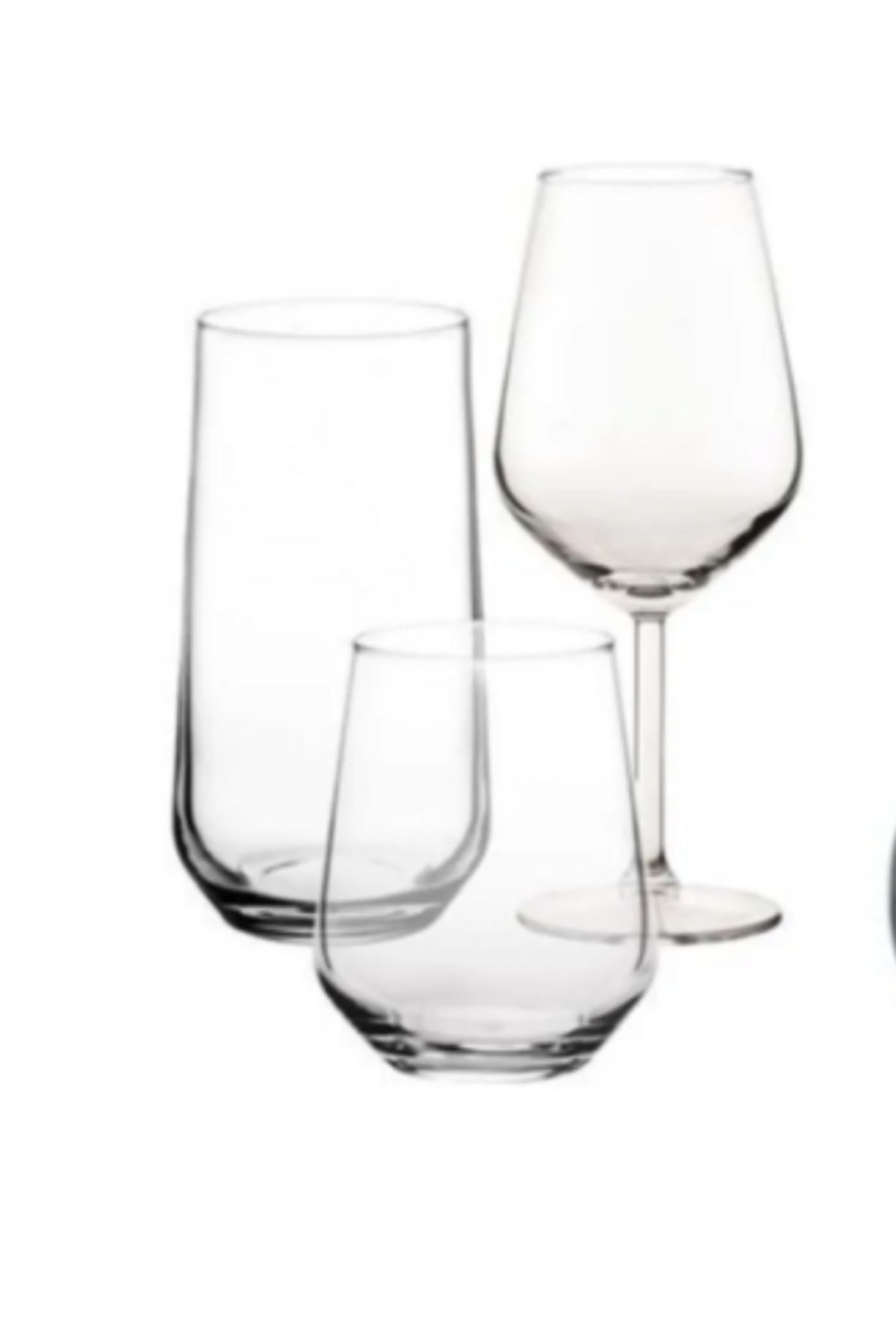Paşabahçe Alegra Su Takımı 18\'lı (41536-420015-440080) - Şeffaf