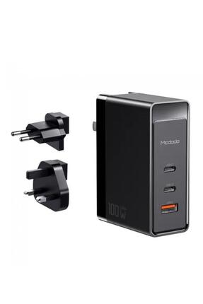 Mcdodo Ch-8101 100w Gan 3xport Hızlı Şarj Adaptörü Eu Uk Giriş