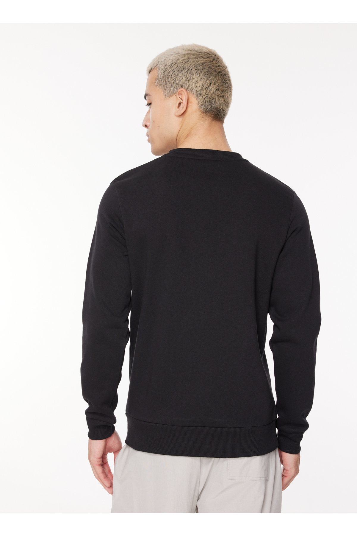 سویشرت مردانه مشکی جک اند جونز | 5003078606 اورجینال - تصویر 5