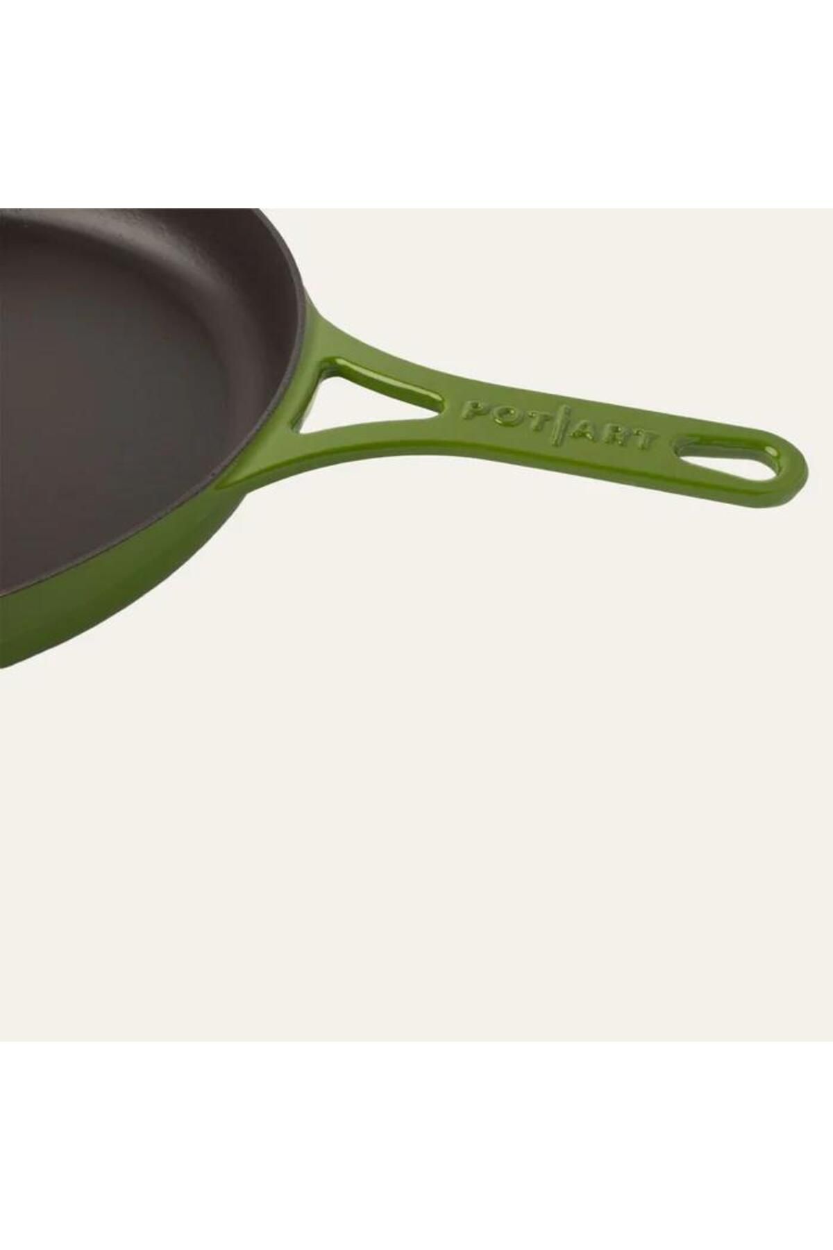 Sürel-Potart 28 Cm Round Plain Cast Pan Bright Green 4