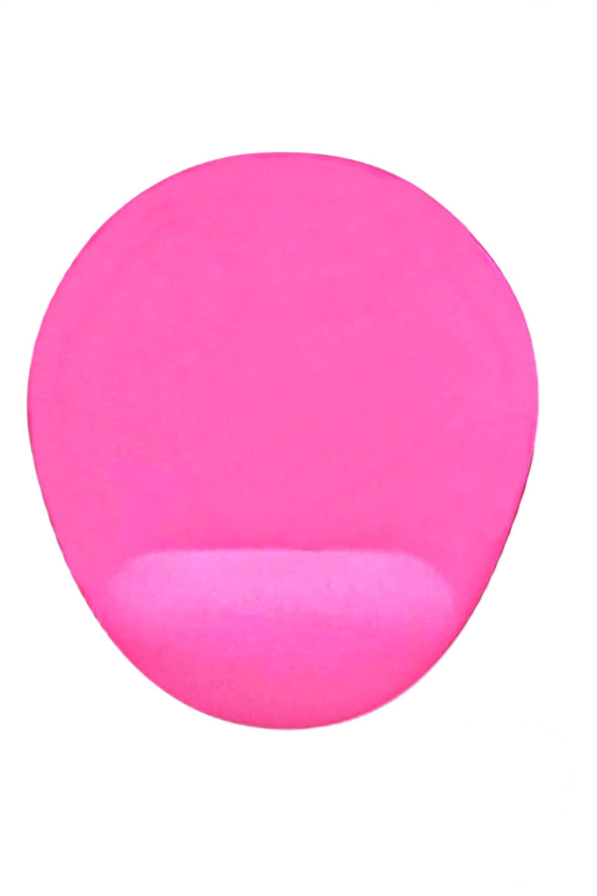 Boldy-Mouse Pad with Wrist Support Non-Slip Mouse Pad Pink Mouse Pad Oval Mouse Pad Mousepad 4