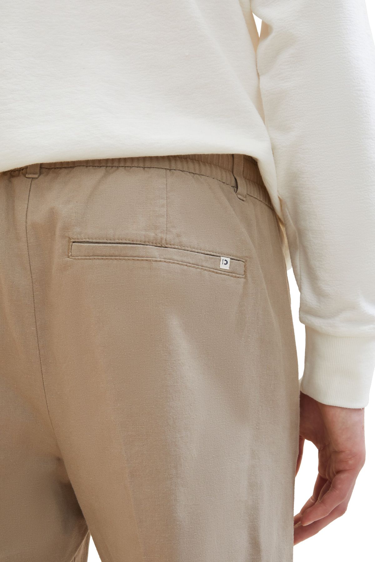 Tom Tailor Denim-relaxed tapered linen pants 5