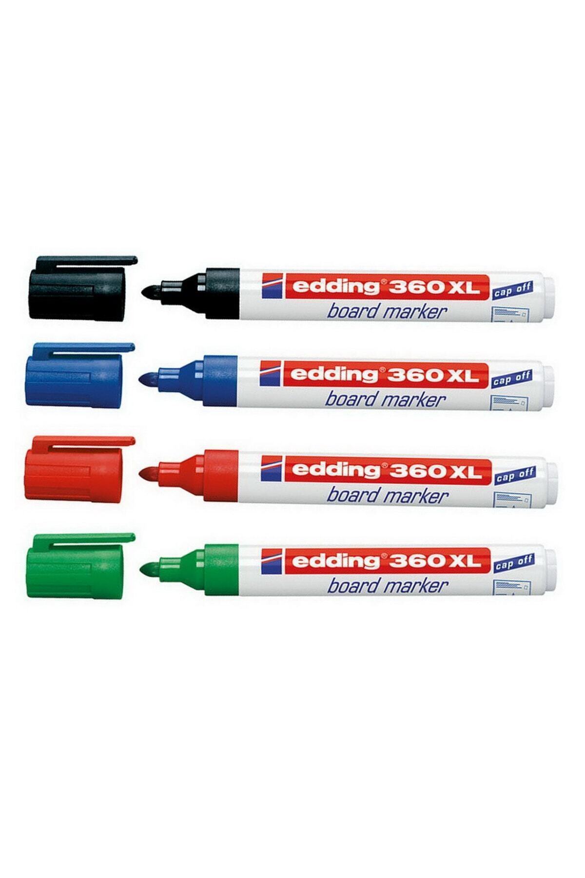 Edding 360 Beyaz Tahta Kalemi 4 Ana Renk