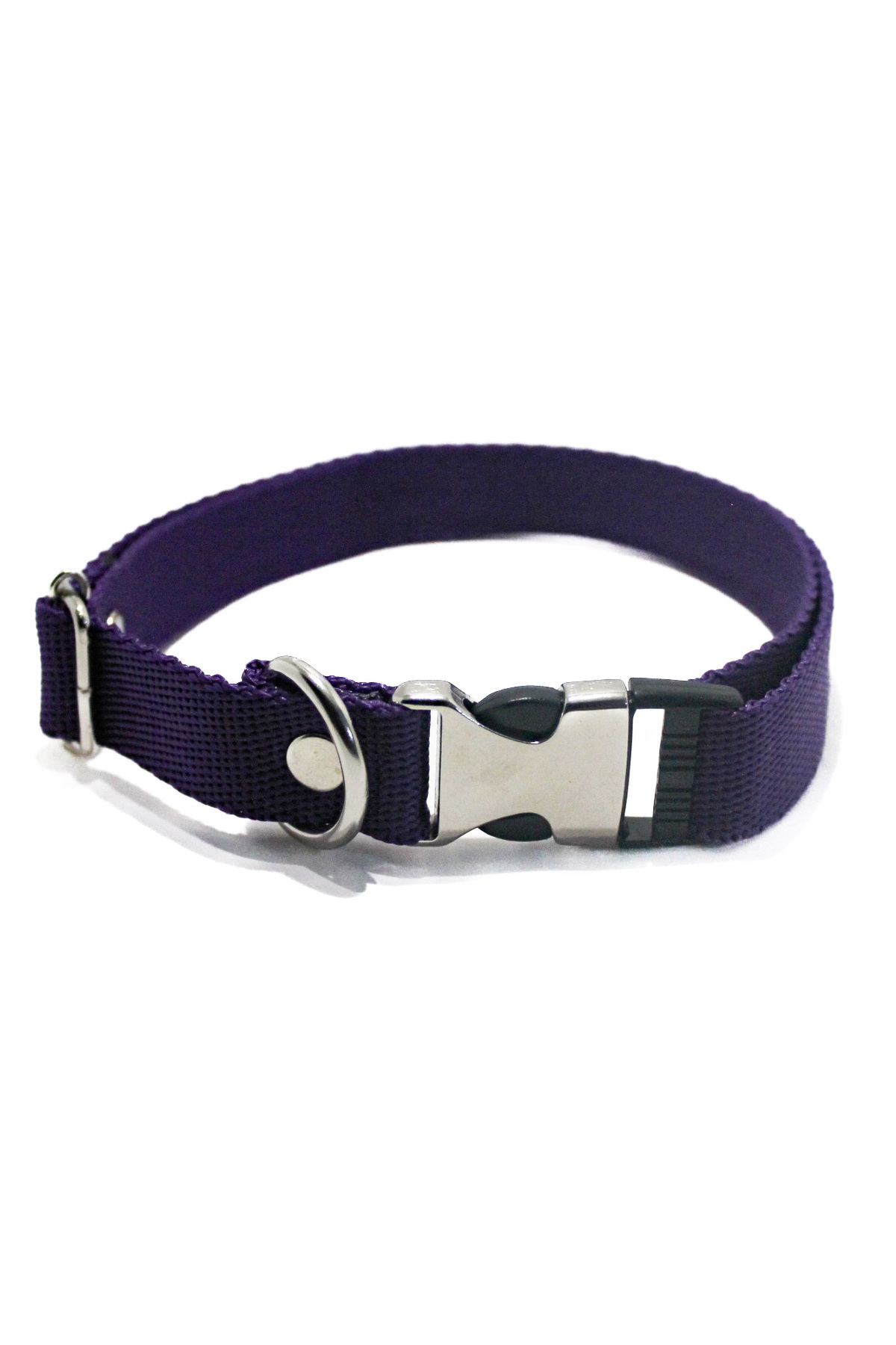 Küçük/büyük Köpekler Için Rahat Ayarlanabilir Mor Boyun Tasması - 2cm En Ölçülü Tasma