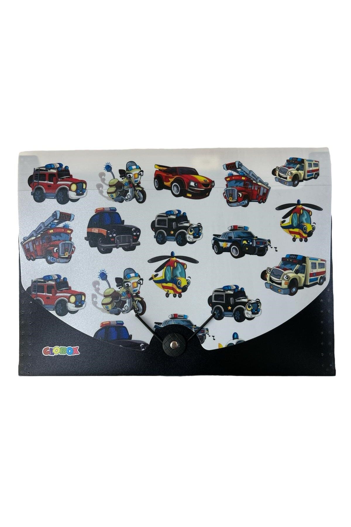 Globox-1544 Vehicle Patterned Gusseted File - 13 Sections 1