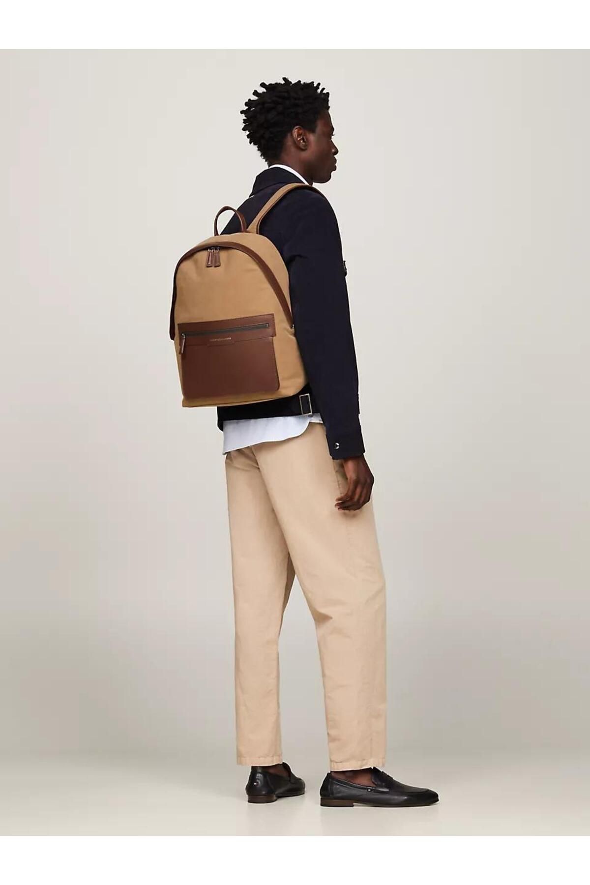 کوله پشتی سبز مردانه گنبد کلاسیک هفتم Tommy Hilfiger