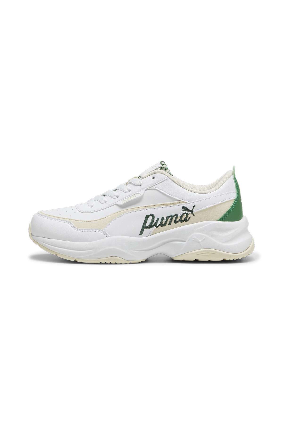 اسنیکر سفید زنانه شکوفه حالت مژگان اورجینال Puma