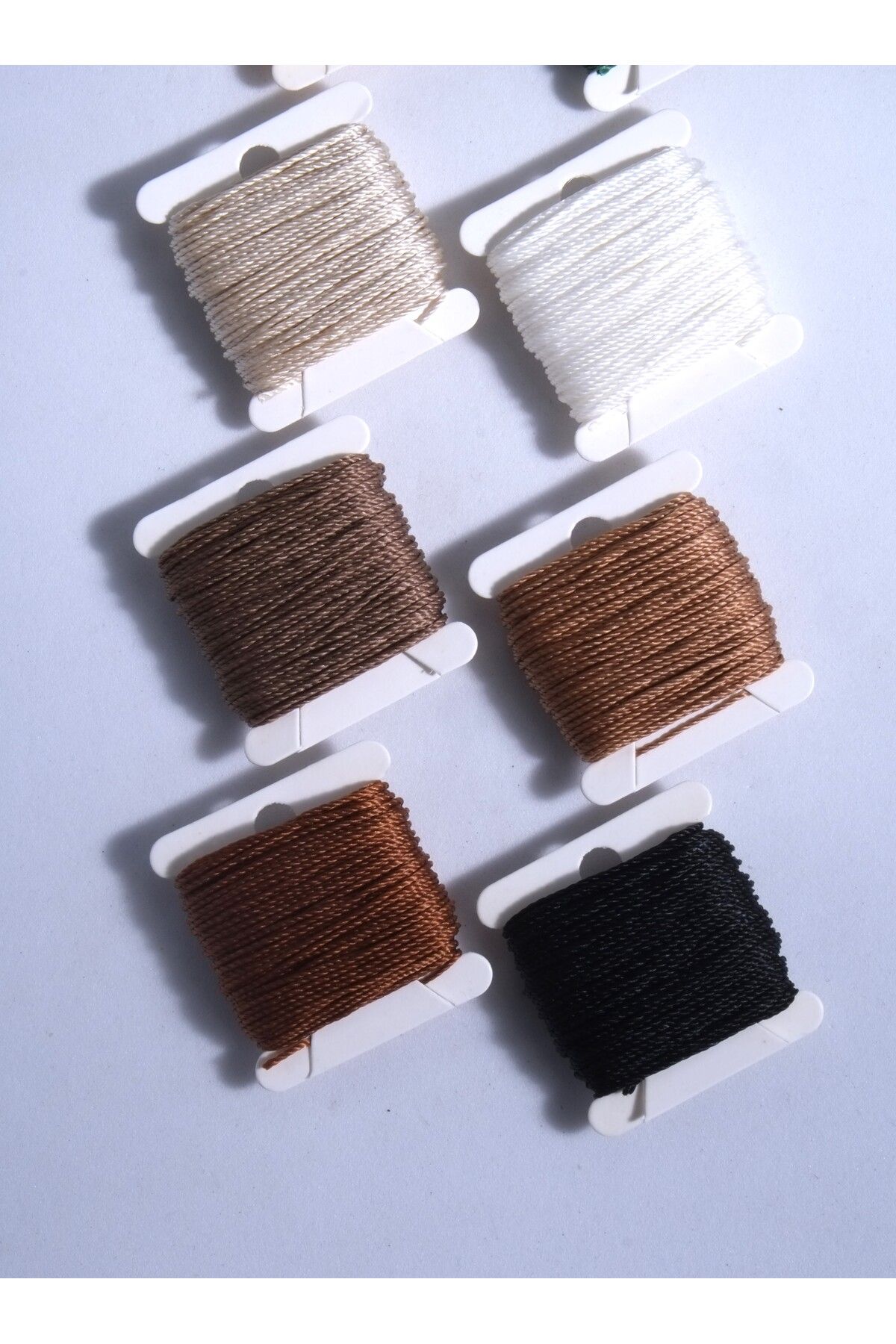 0.8 Mm 5 Metre 10 Renk Tesbih İpi Toplam 50 Metre