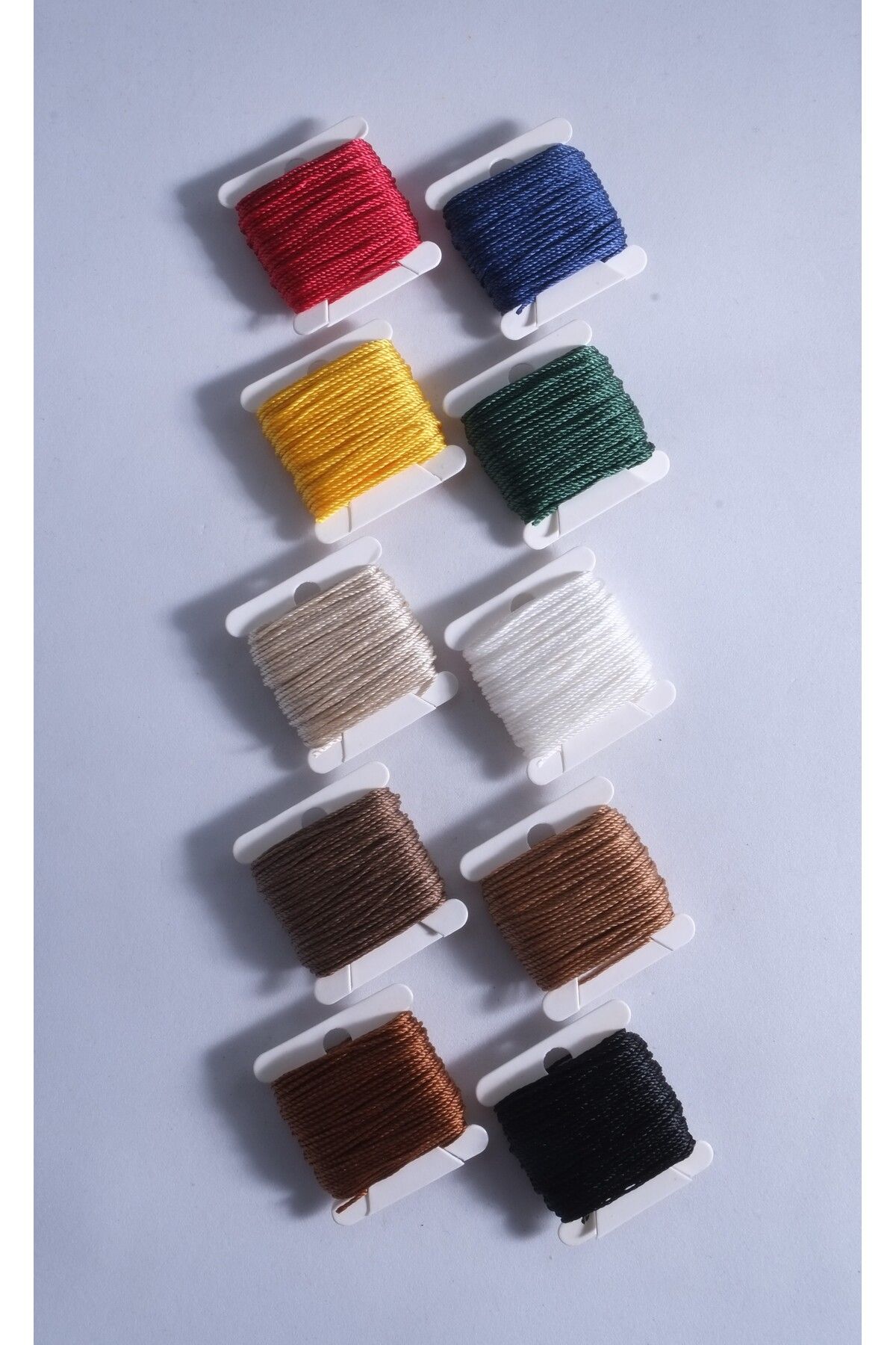 0.8 Mm 5 Metre 10 Renk Tesbih İpi Toplam 50 Metre