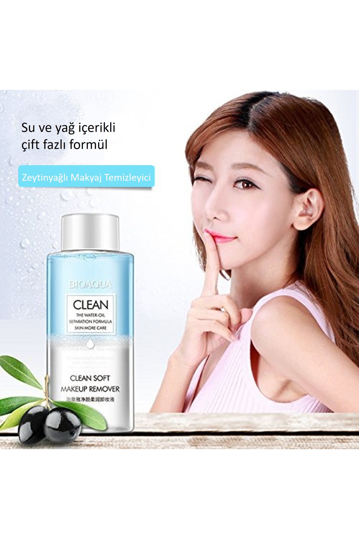 Clean Soft Zeytinyağlı Çift Fazlı Hassas Göz Makyaj Temizleyici 150 ml — MIN80 — تصویر 3 از 3