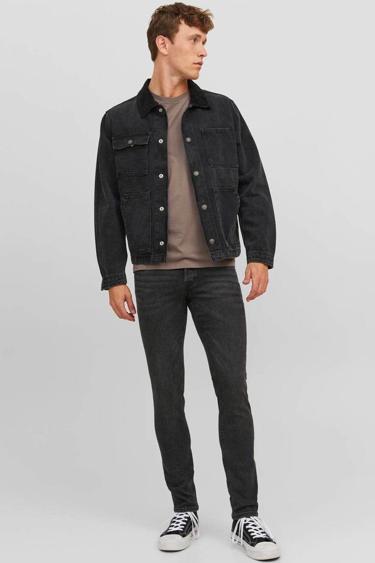 شلوار جین خاکستری مردانه اورجینال Jack & Jones Jack & Jones