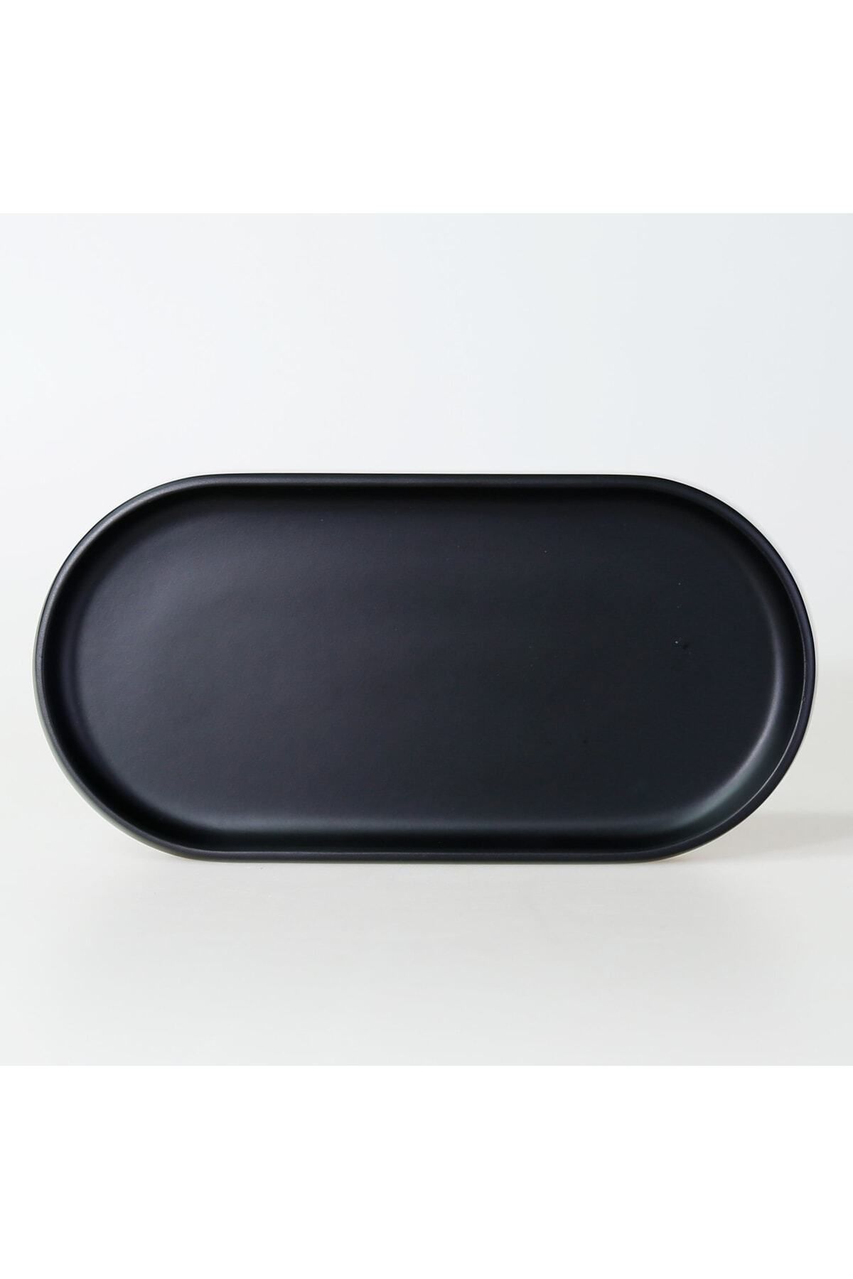 Selim-Victoria Oval Tray Small Black 3