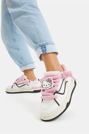 Bershka Hello Kitty Mania skater spor ayakkab Fiyat Yorumlar Trendyol