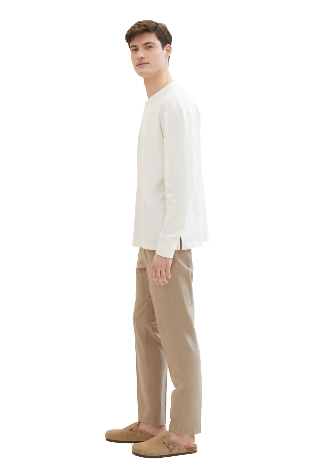 Tom Tailor Denim-relaxed tapered linen pants 2