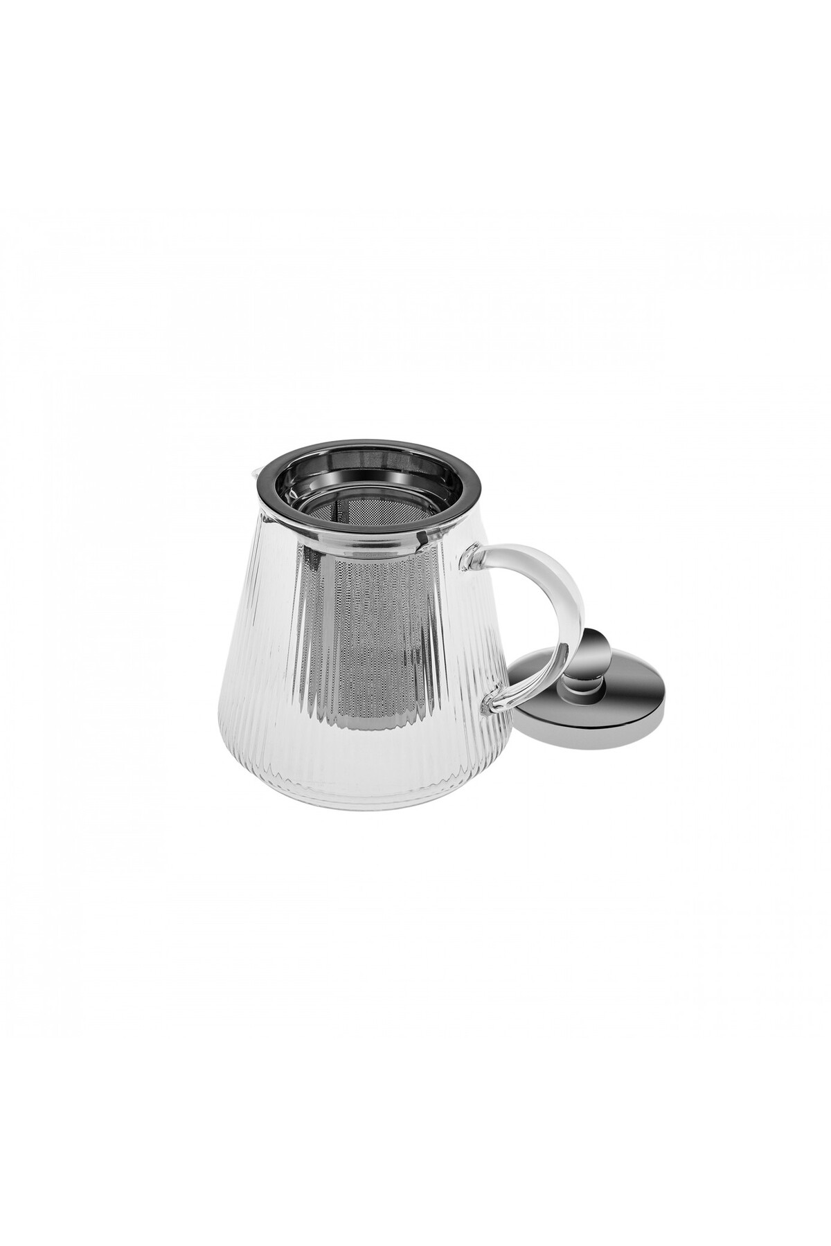 Karaca Keops Borosilikatglas-teekanne, 1500 Ml, Glas, Trinkgefäß, Temperaturbeständiger