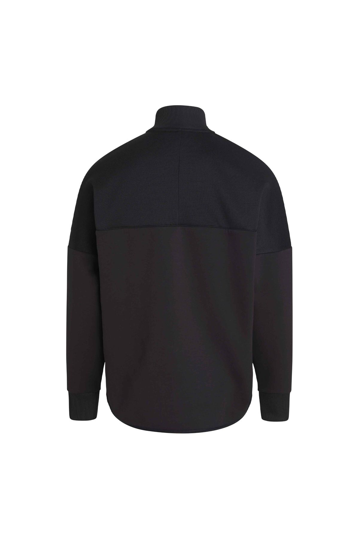 سویشرت مشکی مردانه یقه دکمه دار سیاه K10K12244BEH Calvin Klein