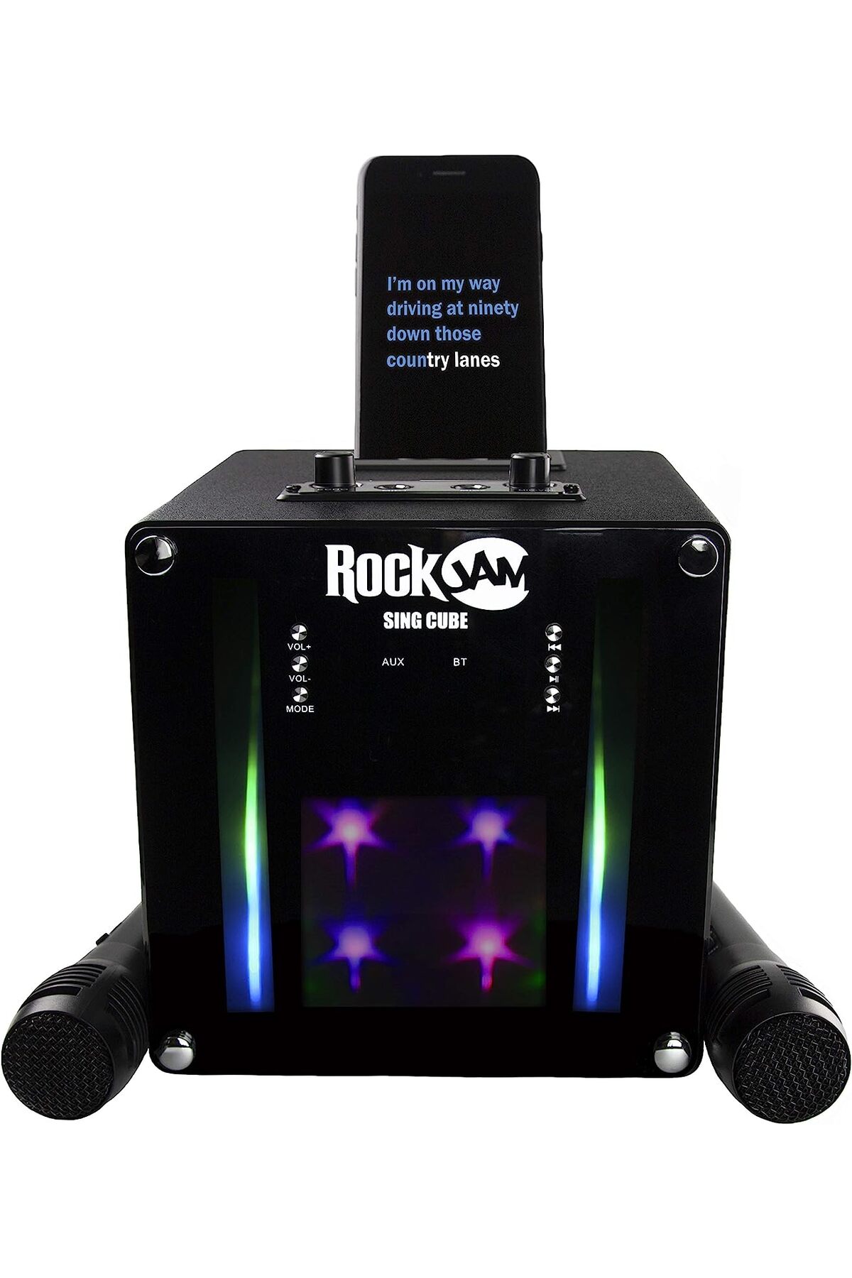 RockJam Singcube 5Watt Bluetooth Karaoke Makinesi Çift Mikrofonlu, Ses