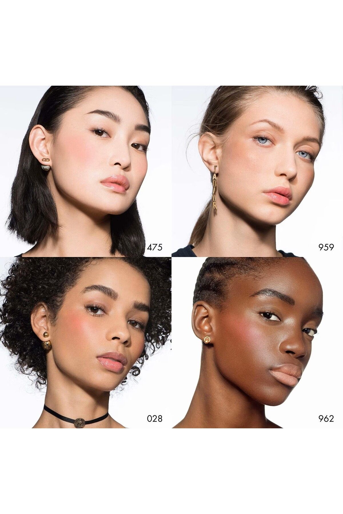 Dior پودر گونه رژ گونه ای با پایانه های مات و مخملی و هولوگرافیک پوست رطوبتی