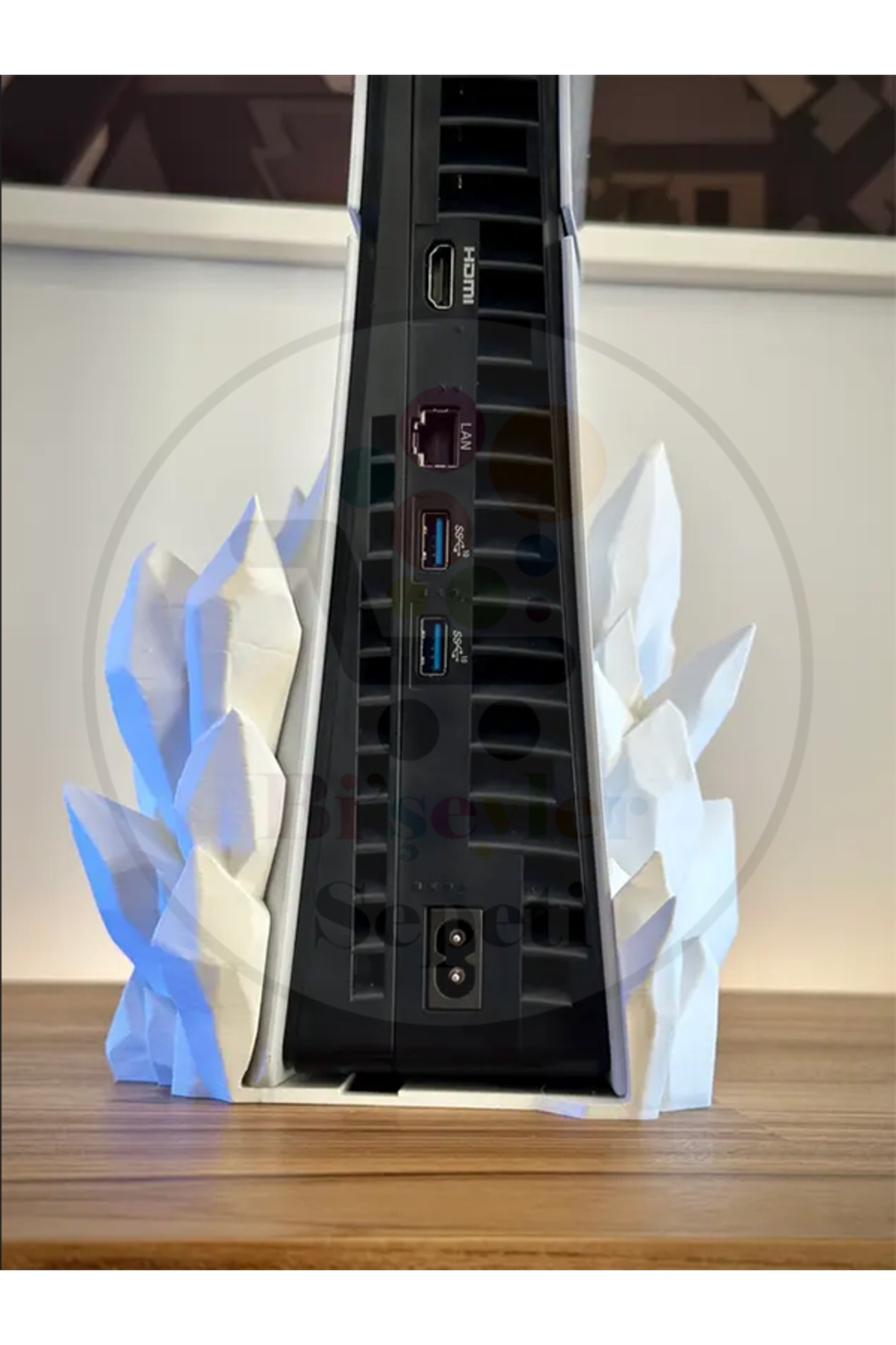 Ps5 Slim - Playstation 5 Slim Disc Versiyon Uyumlu Kristal Dikey Vertical Stand 5