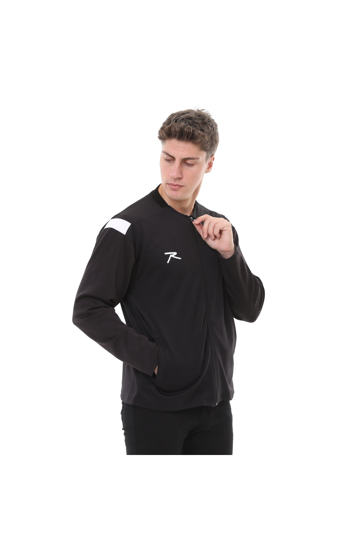 raru-SALVIA Black Top - Full Zip 2