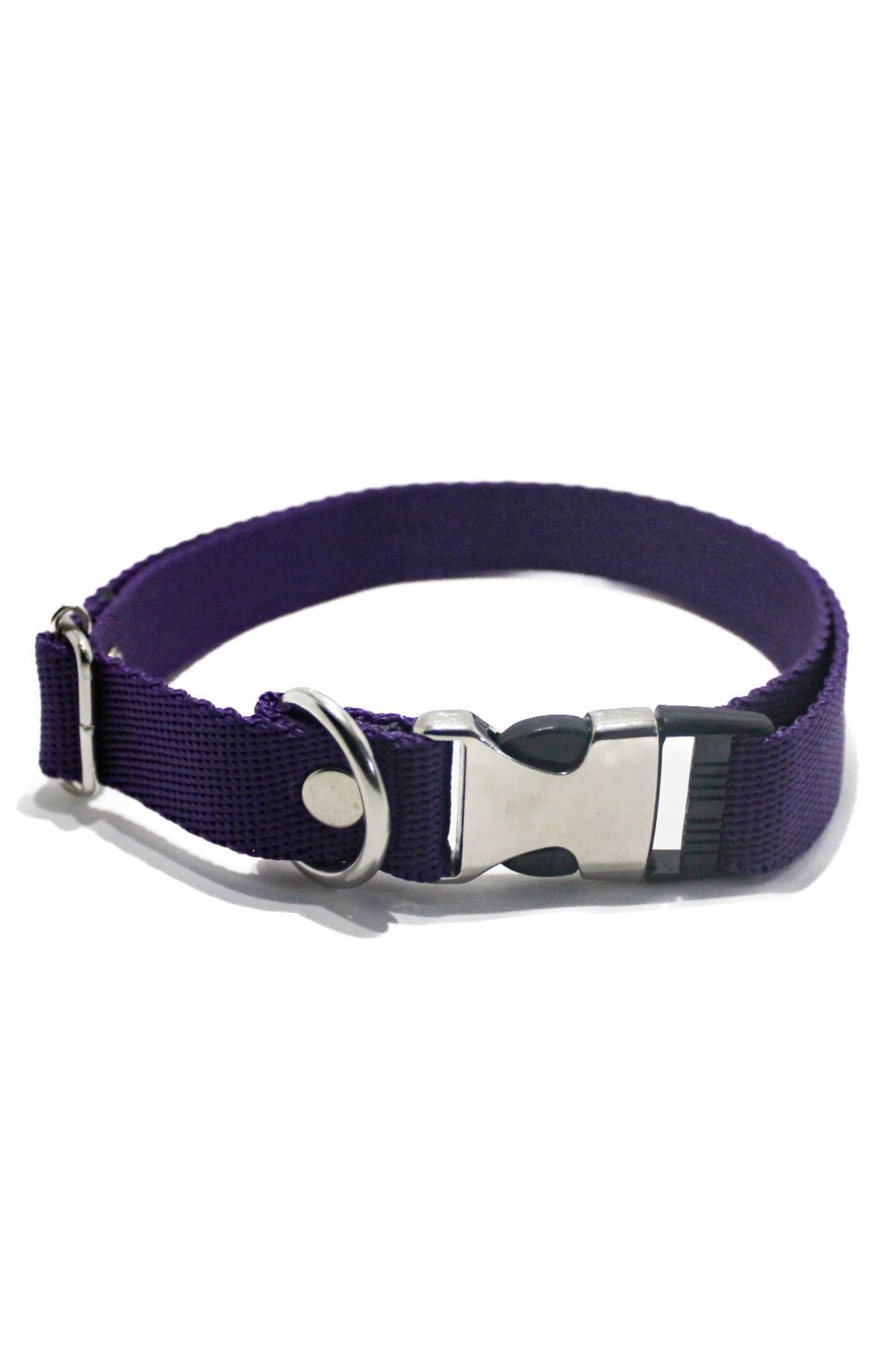 Küçük/büyük Köpekler Için Rahat Ayarlanabilir Mor Boyun Tasması - 2cm En Ölçülü Tasma