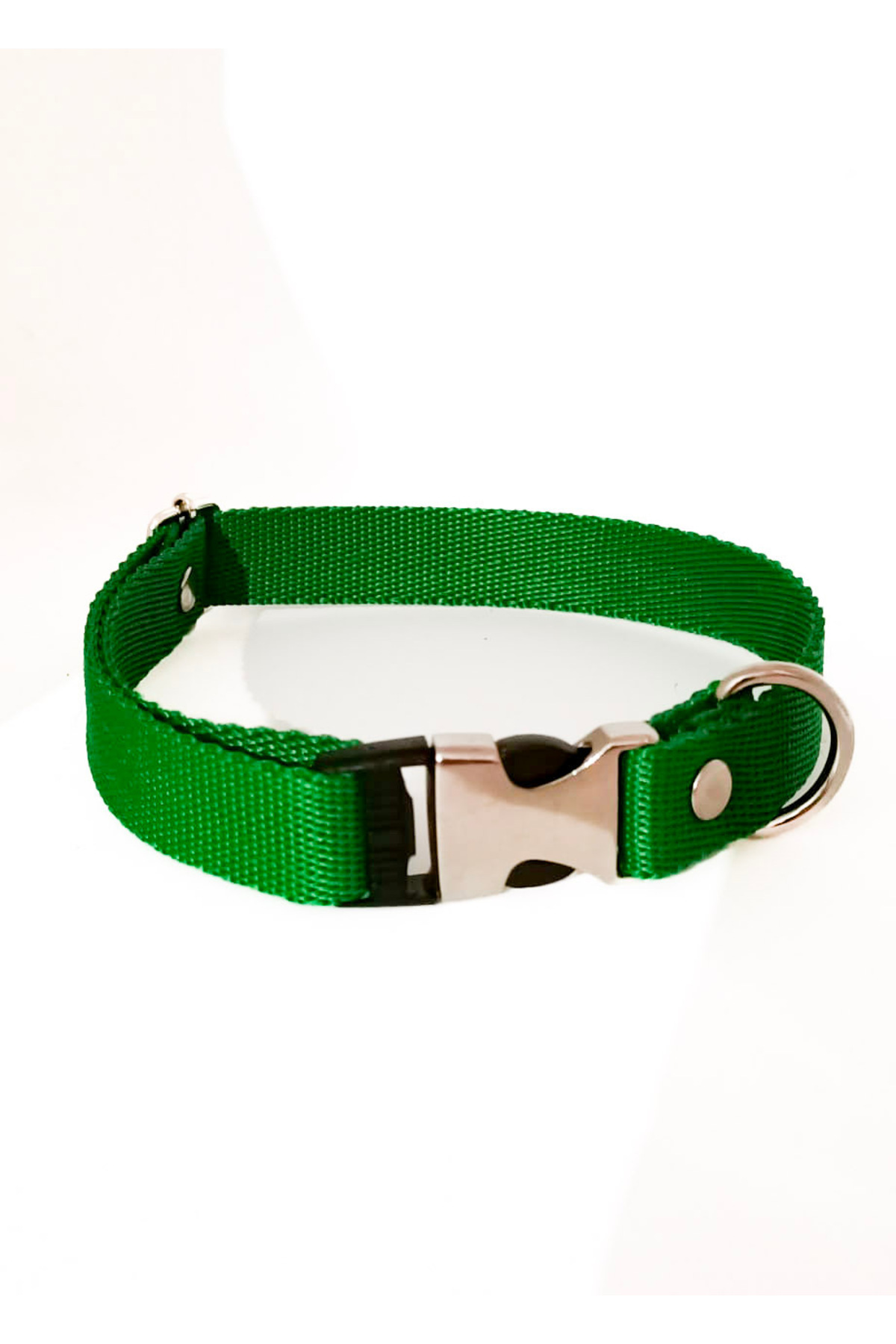 Küçük/büyük Köpekler Için Rahat Ayarlanabilir Açık Yeşil Boyun Tasması - 2cm En Ölçülü Tasma