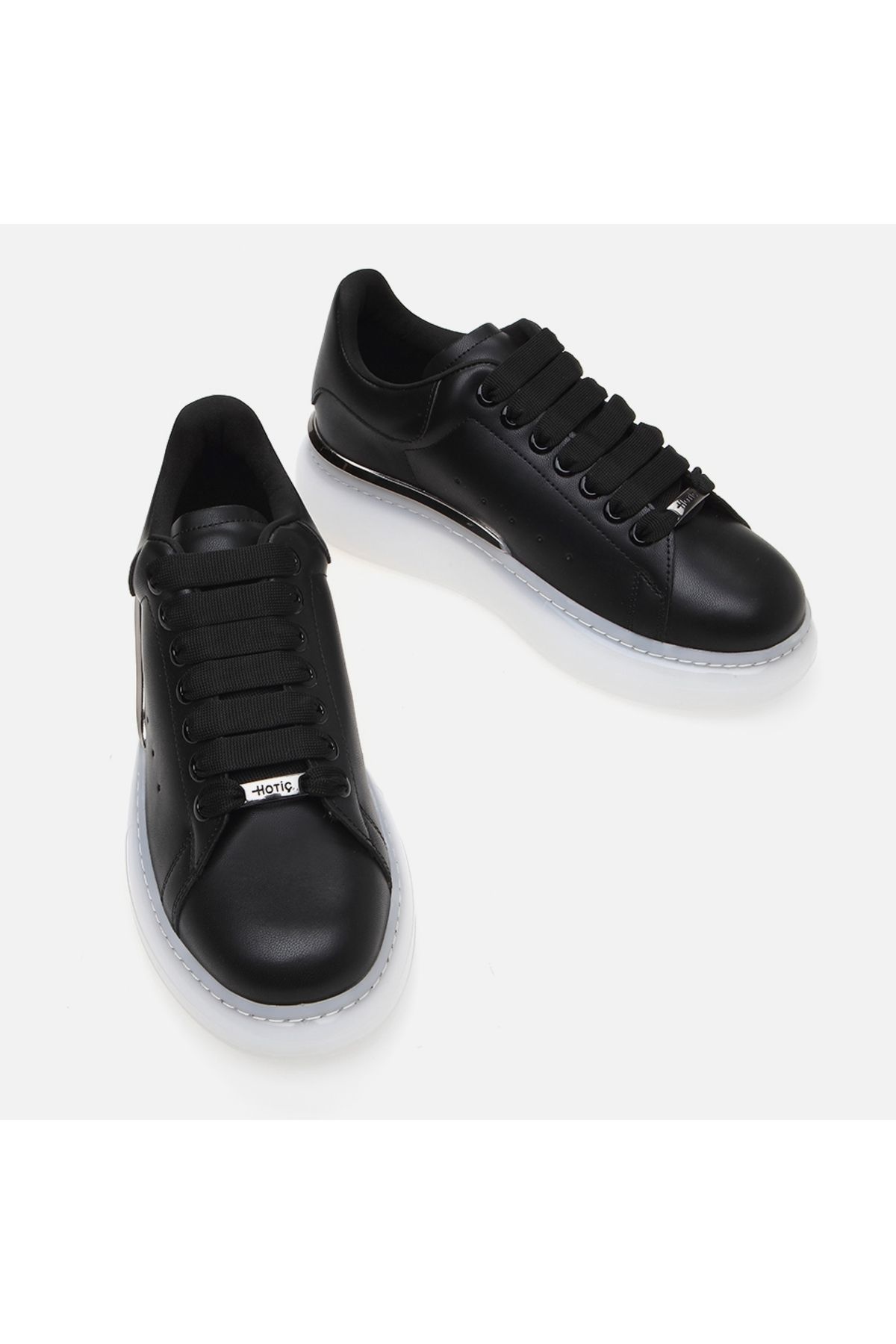 Hotiç-Schwarze Damen-Sportschuhe 3