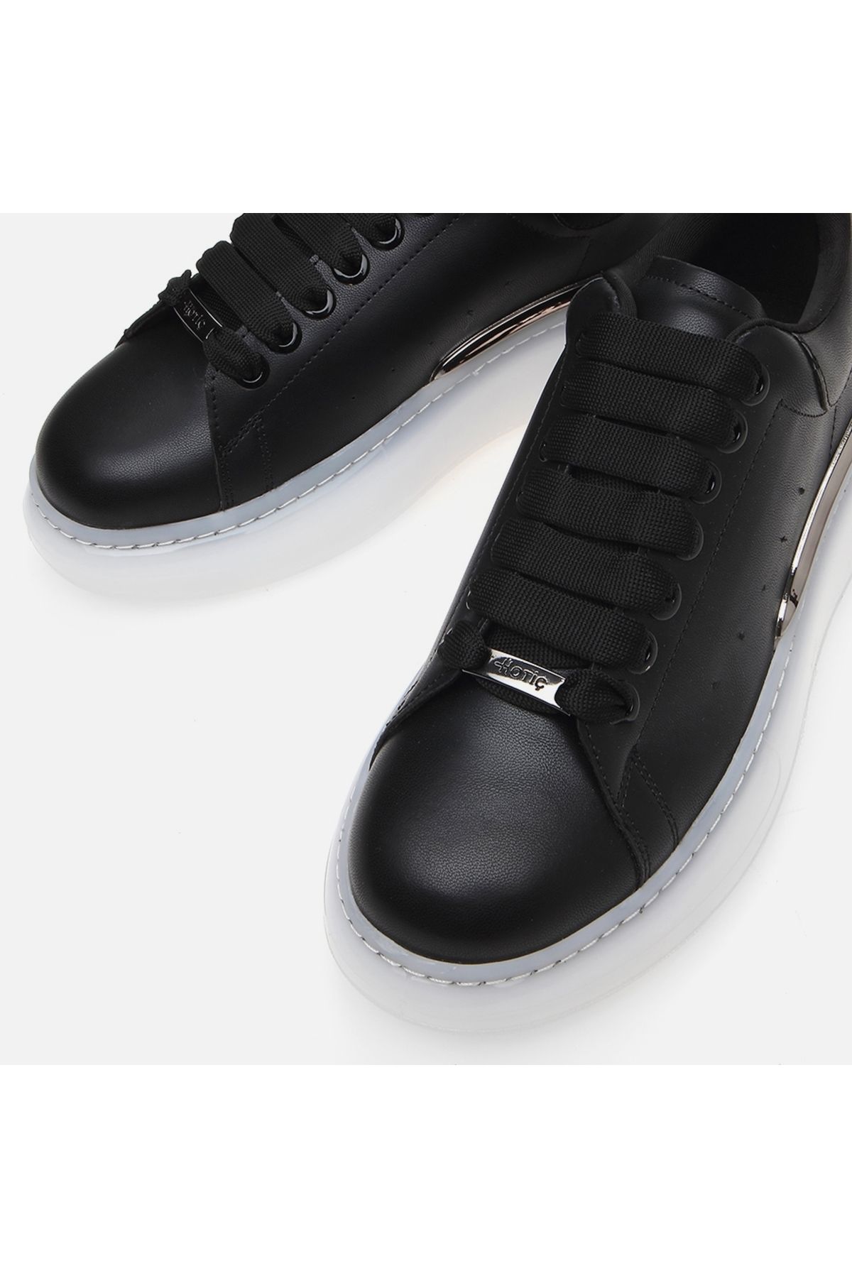 Hotiç-Schwarze Damen-Sportschuhe 4