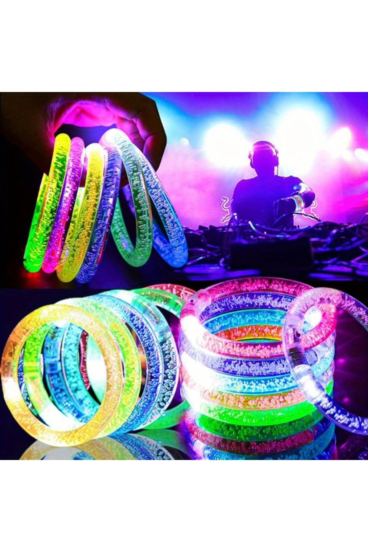 Hediye Rüzgarı Led Işıklı Pilli Bileklik