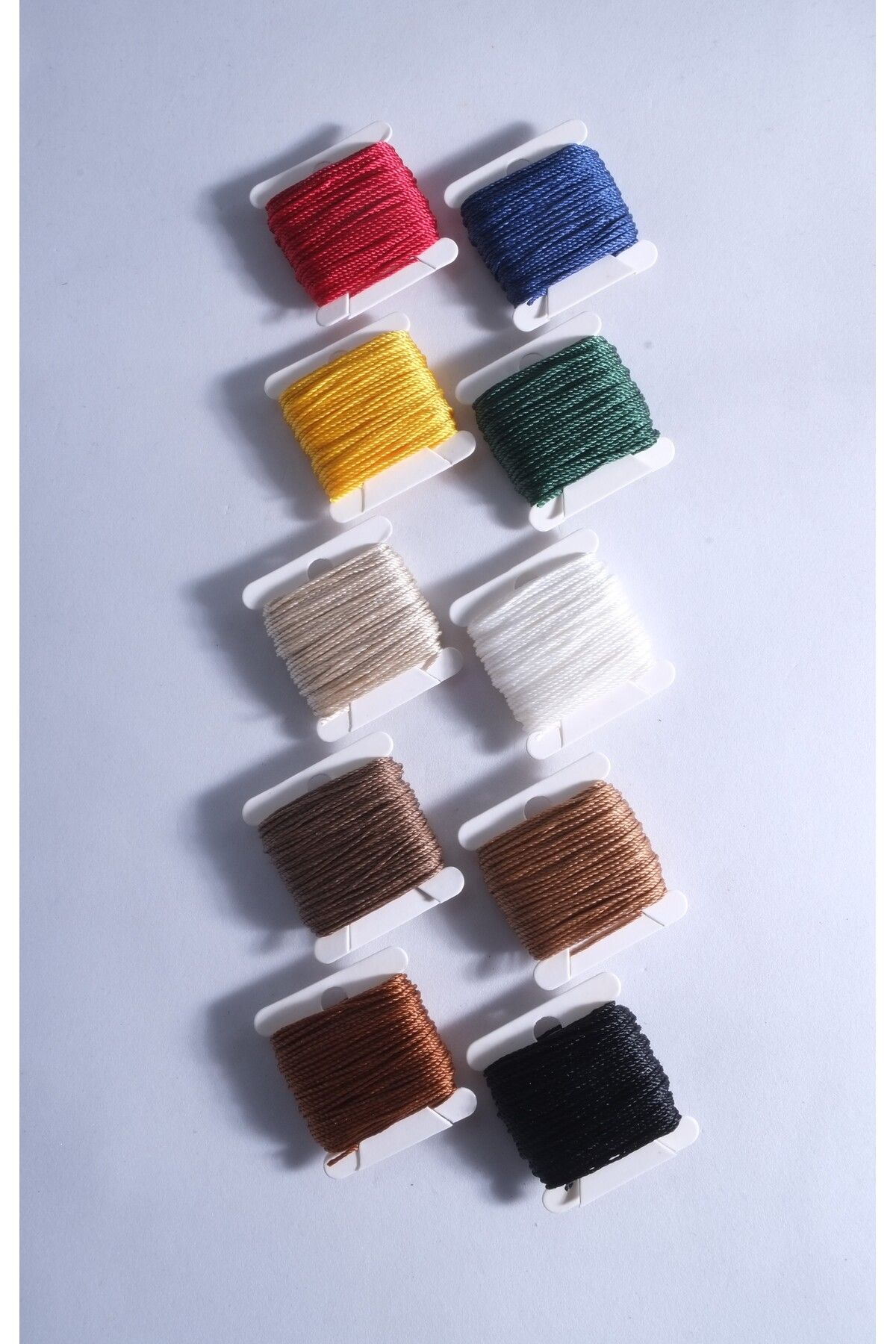 0.8 Mm 5 Metre 10 Renk Tesbih İpi Toplam 50 Metre