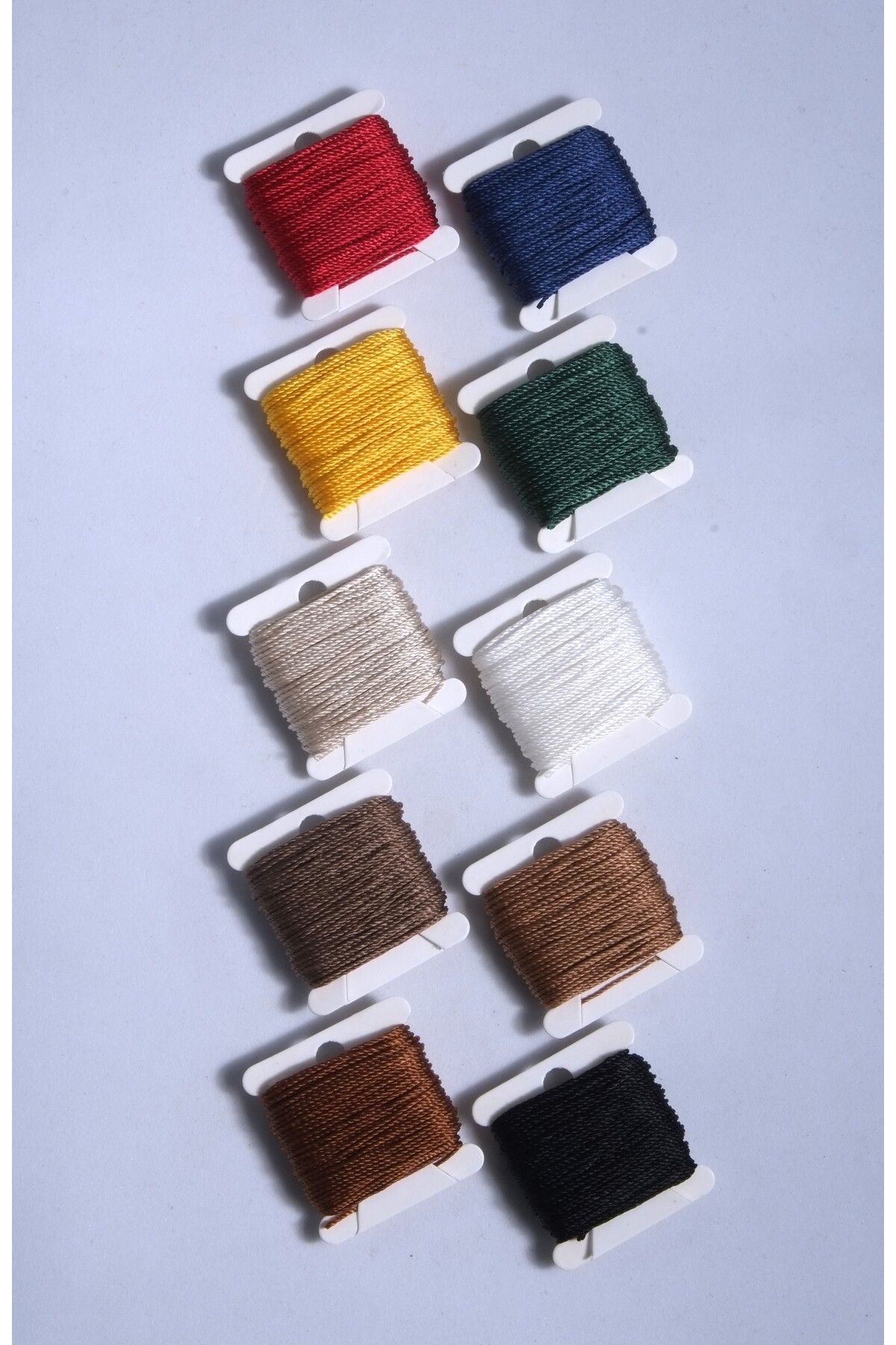 0.8 Mm 5 Metre 10 Renk Tesbih İpi Toplam 50 Metre