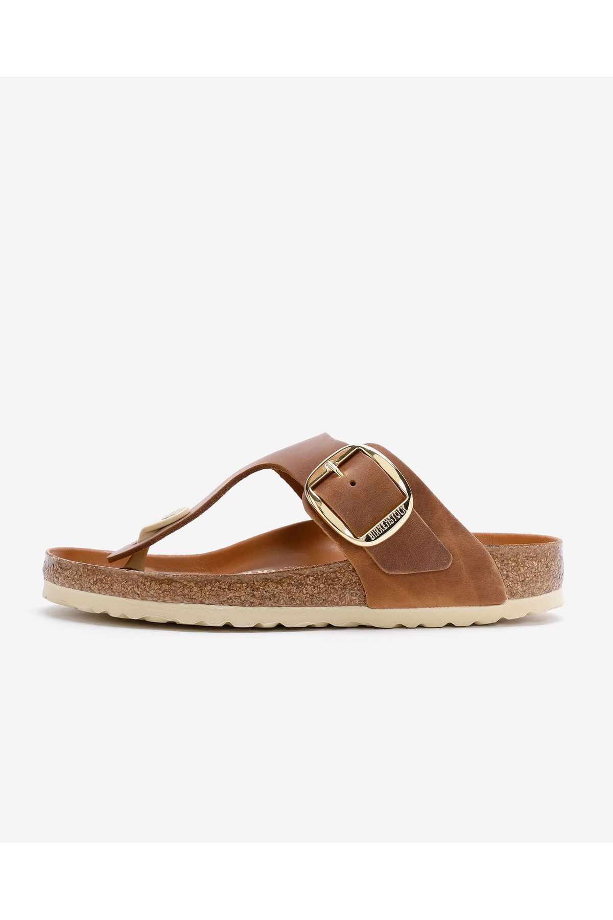 دمپایی زنانه قهوه ای گیزه Big Buckle Nl 1018745-20087 Birkenstock