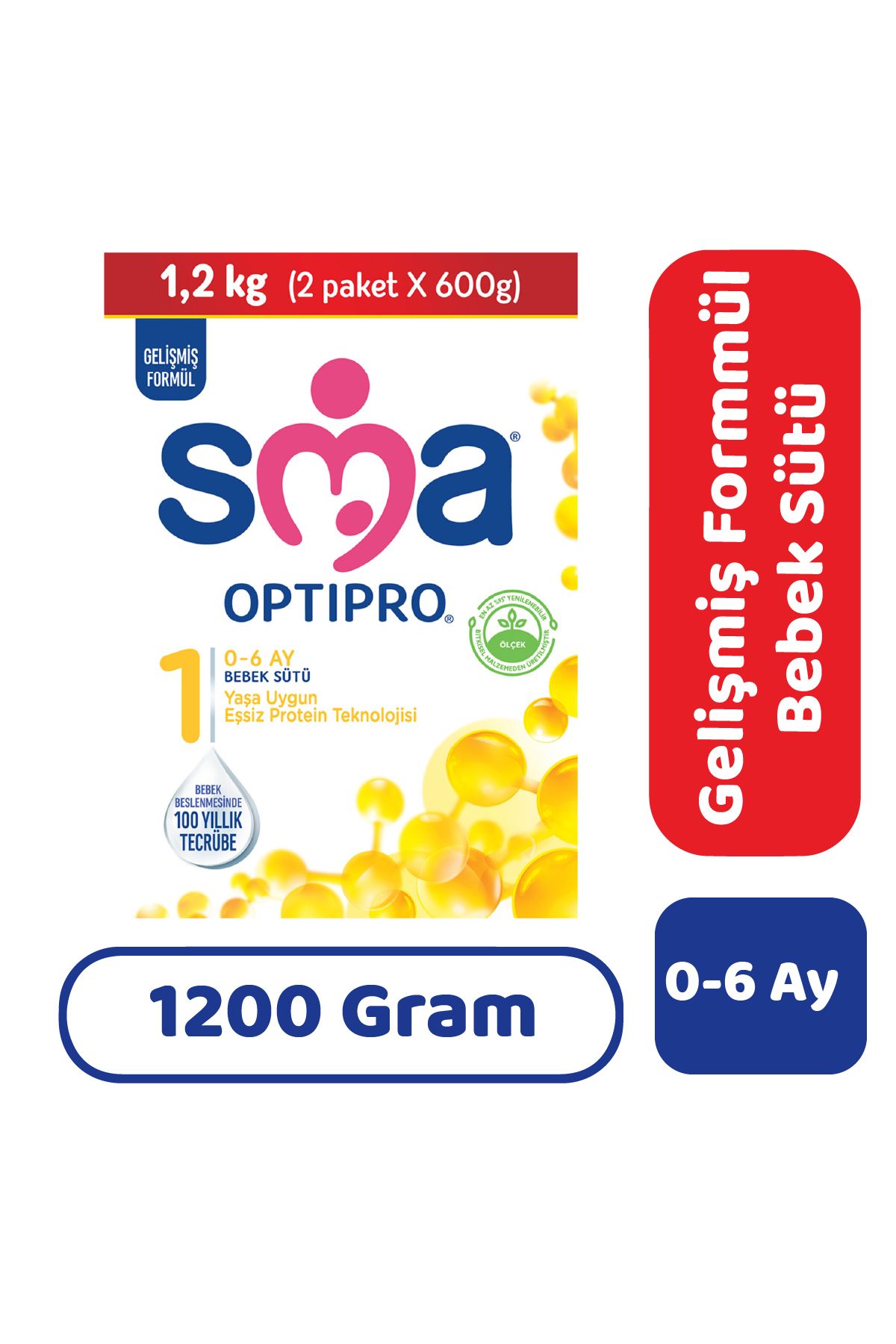 SMA Optipro 1 Bebek Sütü 1200 gr
