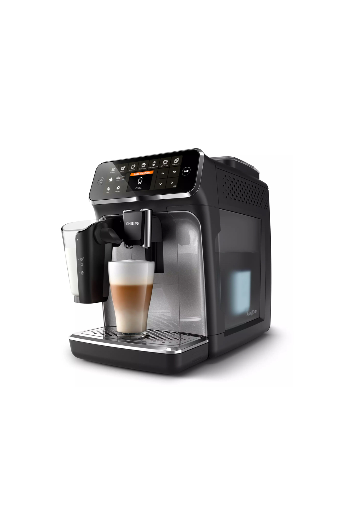 Tam otomatik espresso makineleri Siyah 8 Bardak Taze Çekirdekli 3