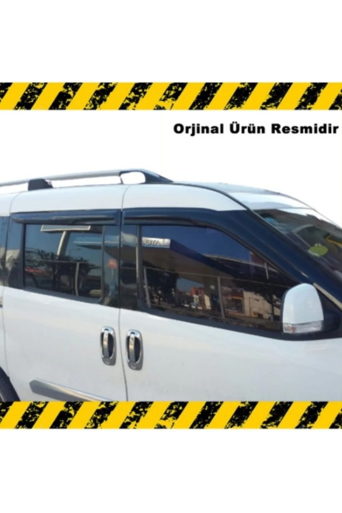 ENGAKSESUAR Fiat Doblo 2 Parlak Siyah Mügen Cam Rüzgarlığı 2010-2020 Arası Doblo 2 4 Lü Set