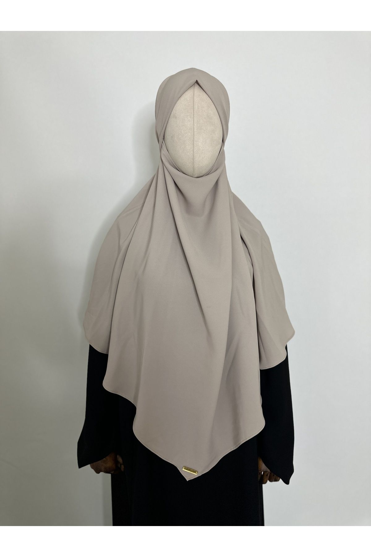 R&S modibone-Souffle Ready Scarf, Single Layer, Medina Thread (Suitable for Ac and Umrah) Hijap Khimar Stone Color 6