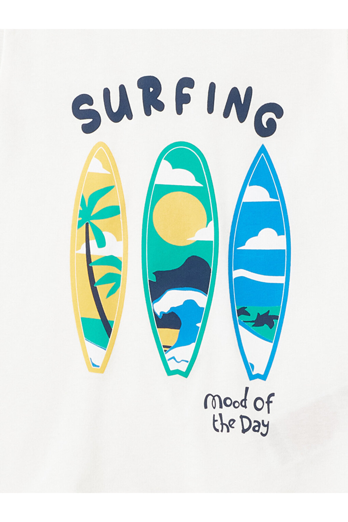 LC Waikiki Bisiklet Yaka Baskılı Erkek Bebek Atlet ve Şort 2'li Takım fotoğrafı 3 (önizleme)