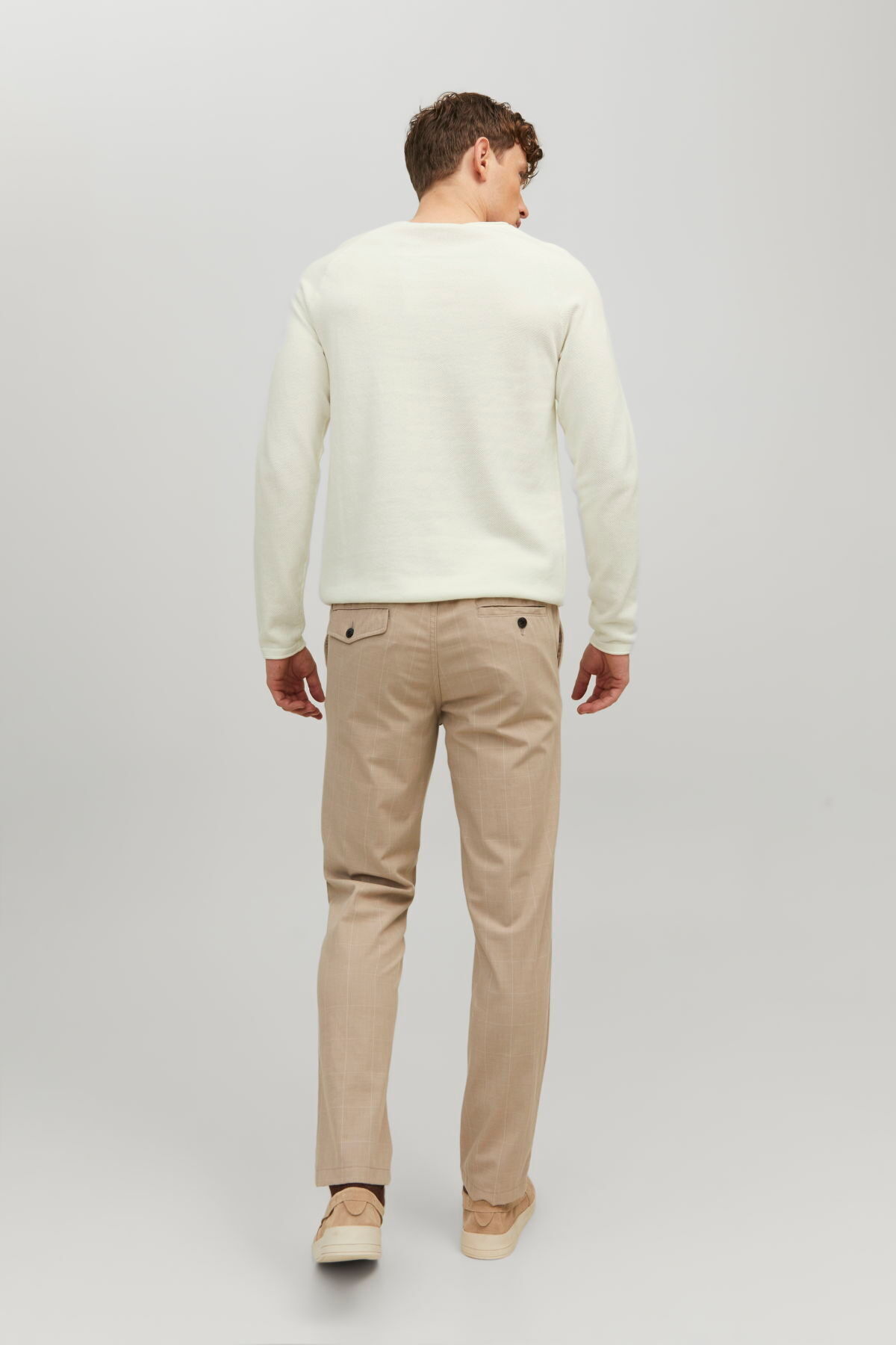 پلیور جک اند جونز مردانه پنبه ای اکرو بیسیک راسته Regular/رگولار    بیسیک کژوال/روزمره | Jack & Jones 12157321 TR - تصویر 4
