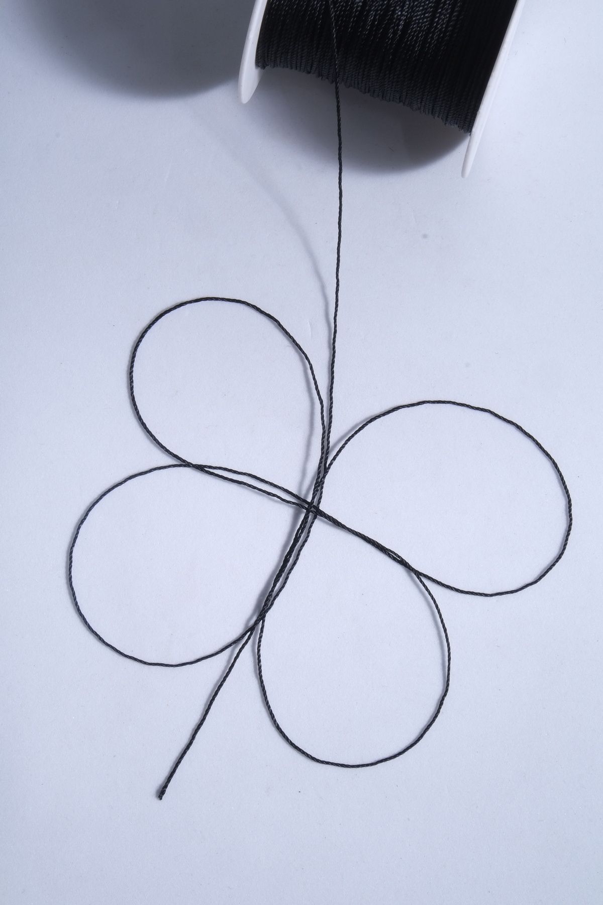 0.8 Mm 50 Metre Tesbih İpi Siyah