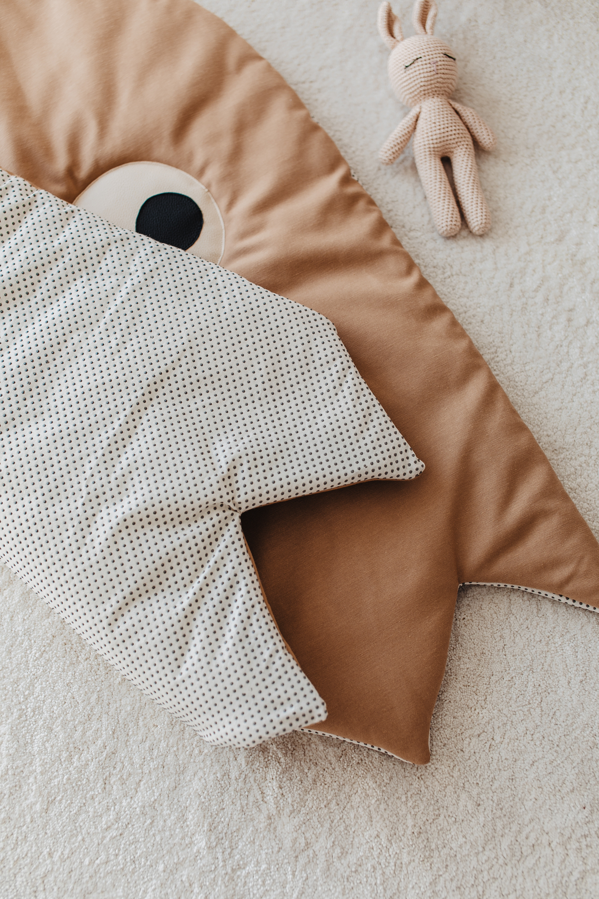 DERY BABY Oyun Halısı Oyun Matı- Beige (100-85)cm fotoğrafı 3 (önizleme)