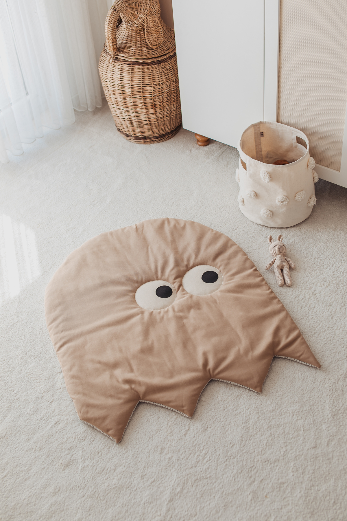 DERY BABY Oyun Halısı Oyun Matı- Beige (100-85)cm fotoğrafı 4 (önizleme)