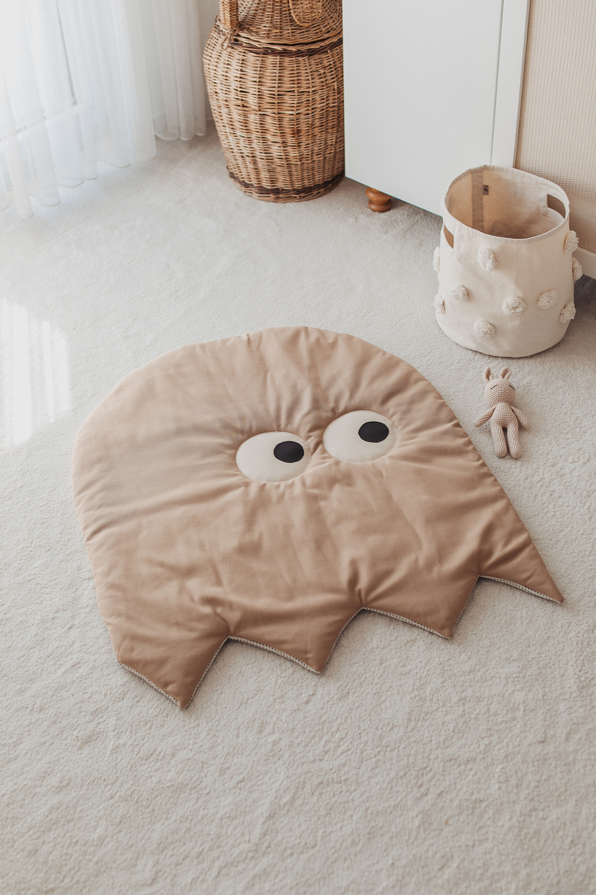 DERY BABY Oyun Halısı Oyun Matı- Beige (100-85)cm fotoğrafı 2 (önizleme)