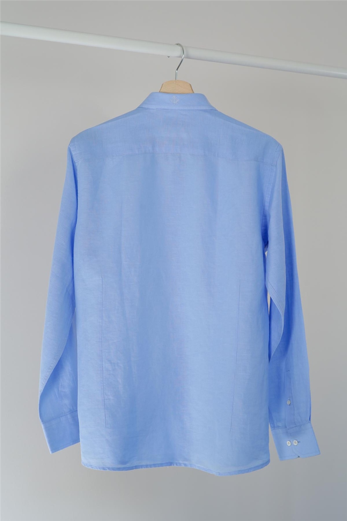 پیراهن مردانه آبی ADAM BOXES | SFSL11B اورجینال - تصویر 2