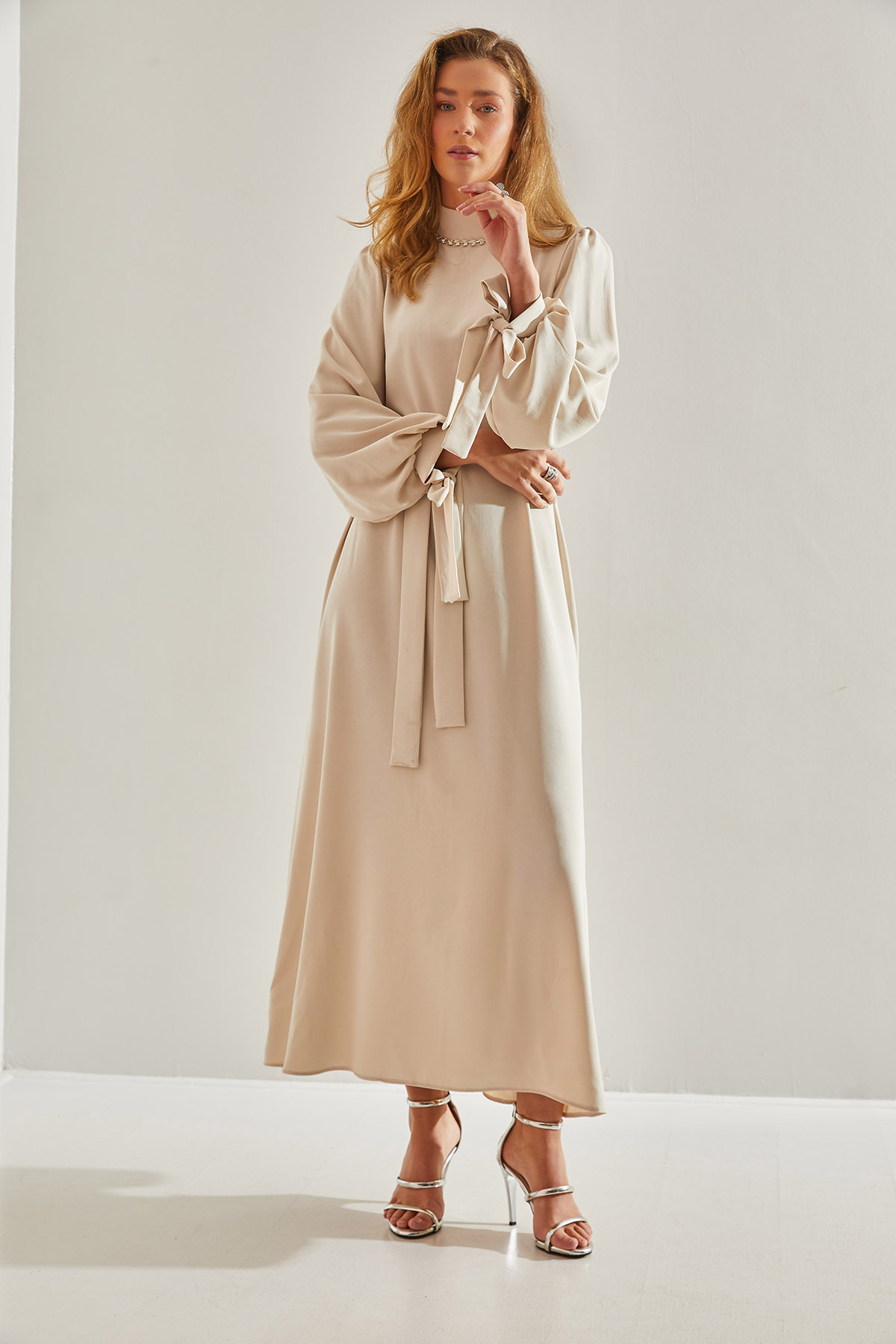 لباس زنانه لوکی مودست | 60151021 Bianco Lucci Modest - Image 4