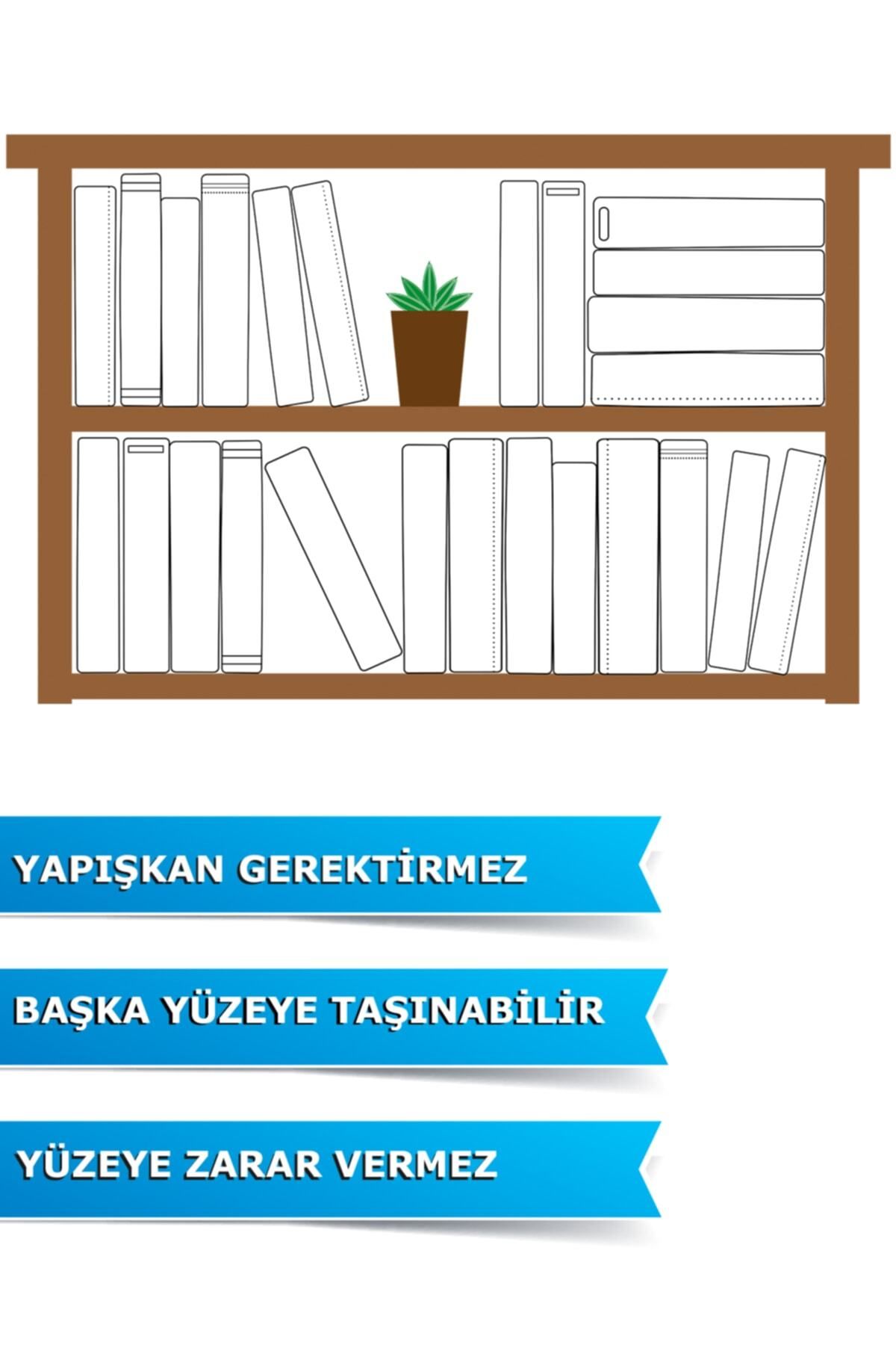 Pi Papers-مخطط تتبع قراءة الكتب، ورق ذكي ثابت غير لاصق، لوح كتابة، ملصق 5
