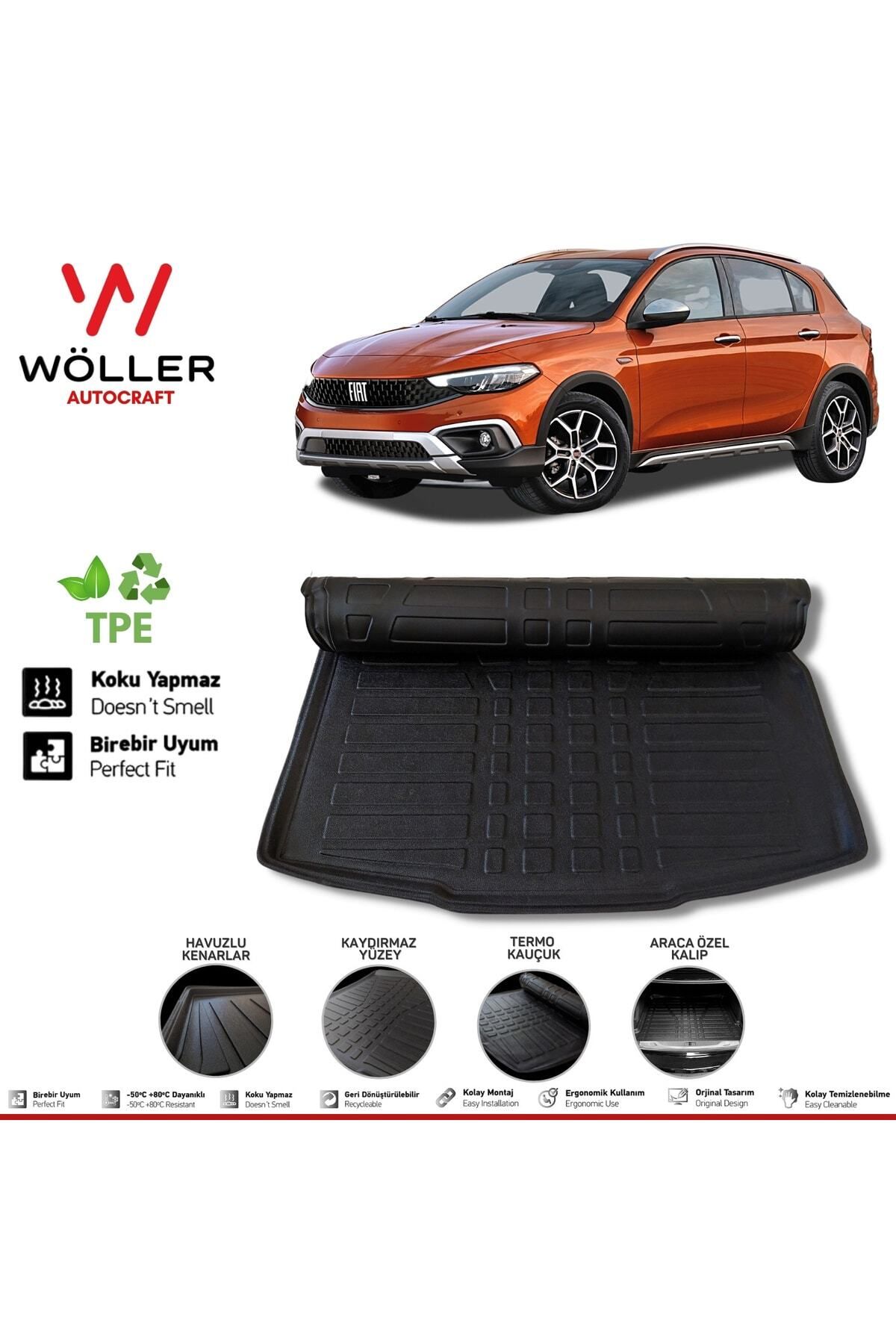 Багажник Wöller Fiat Egea Cross, совместимый после 2021 года, 3d Ultraflex Flexible wölleresnek076